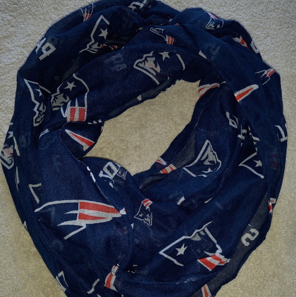 NE Patriots infinity scarf♾ by Forever Collectibles